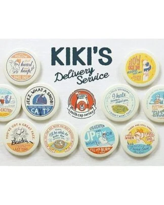 Kikis kleiner Lieferservice Ansteck-Buttons Vintage 6 cm Blind Box Sortiment (10)