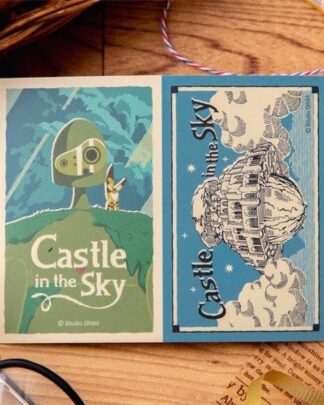 Das Schloss im Himmel Sticker Robot & Castle Laputa Retro