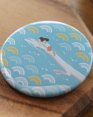Chihiros Reise ins Zauberland Ansteck-Pin Chihiro & Haku dragon 5 cm