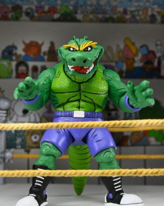 Teenage Mutant Ninja Turtles (Archie Comics) Actionfigur Stump Wrestling Leatherhead 18 cm