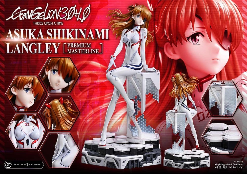 Evangelion: 3.0 + 1.0 Thrice Upon A Time Premium Masterline Series Statue 1/4 Asuka Shikinami Langley Bonus Ver. 46 cm – Bild 9
