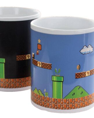 Super Mario Bros. Tasse mit Thermoeffekt Level