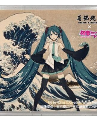 Katsushika Hokusai x Hatsune Miku 3D Magnet Thirty-six Views of Mount Fuji The Great Wave off Kanagawa