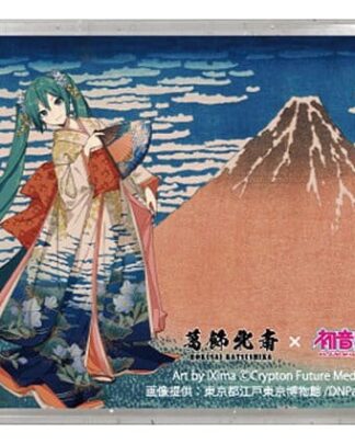 Katsushika Hokusai x Hatsune Miku 3D Magnet Thirty-six Views of Mount Fuji Fine Wind, Clear Morning