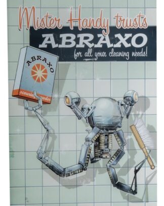 Fallout Me­tall­schild Mr. Handy