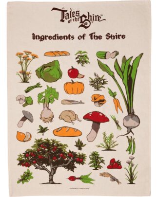 Herr der Ringe Geschirrtuch Ingredients of The Shire (Tales of the Shire (2025)) 69 cm