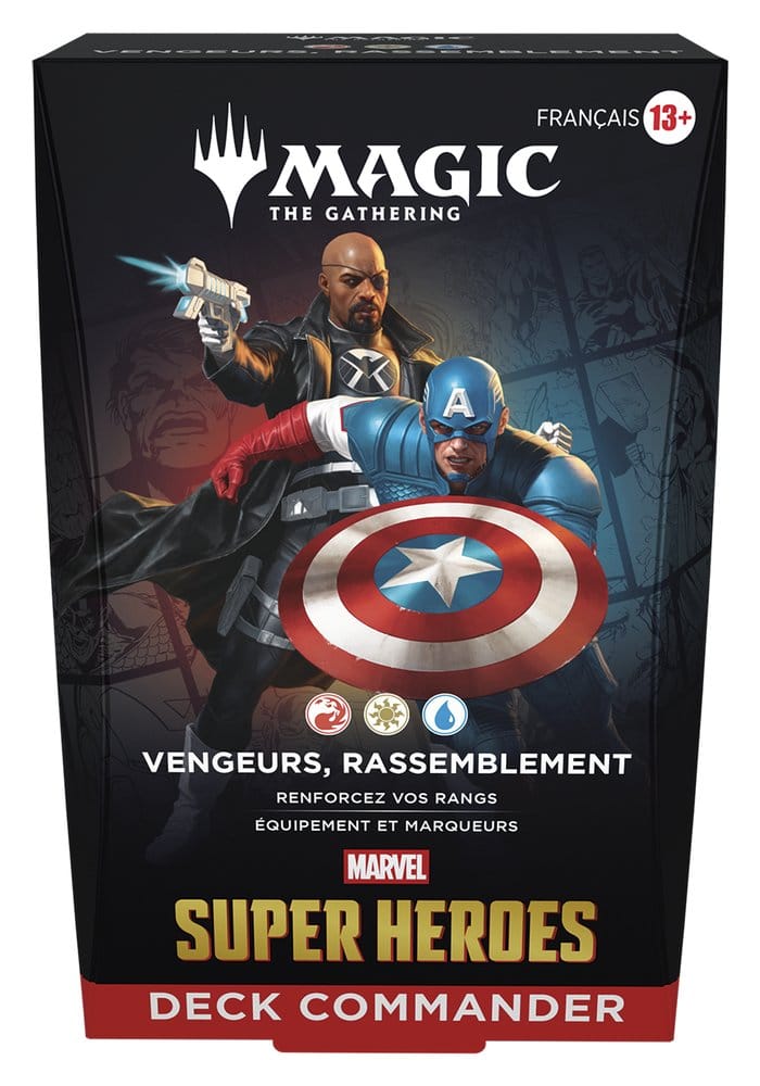Magic the Gathering Marvel Super Heroes Commander Decks Umkarton (4) französisch – Bild 3