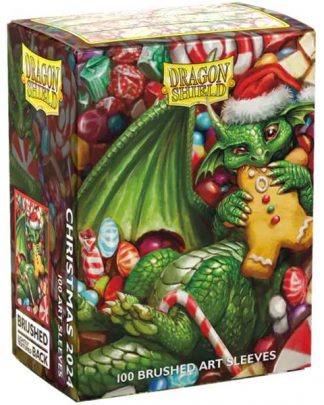 Dragon Shield Matte Brushed Art Sleeves Standard Size Christmas 2024 100 Sleeves