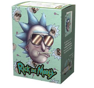 Dragon Shield Matte Brushed Art Sleeves Standard Size Cool Rick 100 Sleeves