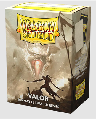 Dragon Shield Sleeves Standard Size Matte Dual Valor 100 Sleeves