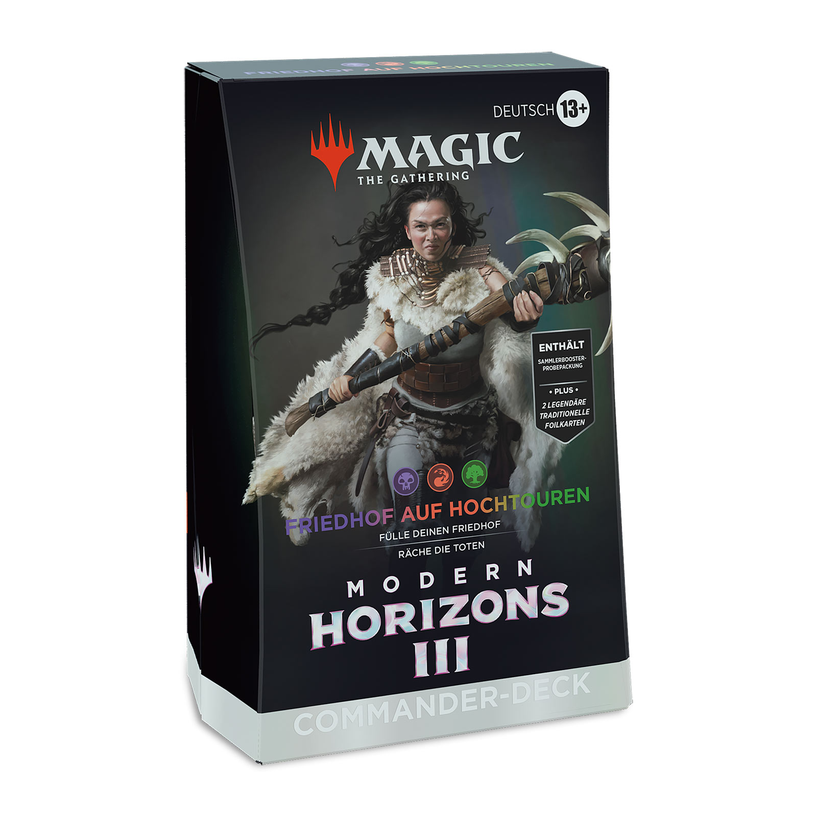 FAH Magic the Gathering Modern Horizon III Commander Deck Friedhof auf Hochtouren deutsch