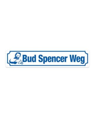 Bud Spencer Blechschild Bud Spencer Weg 46 x 10 cm