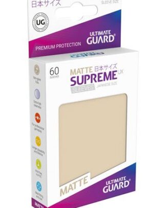 Ultimate Guard Supreme UX Sleeves Japanische Größe Matt Sand (60)