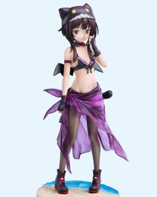 KonoSuba: An Explosion on This Wonderful World! Statue 1/7 Megumin Chomusuke Swimsuit Ver. 22 cm