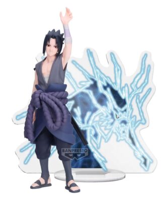 Naruto Shippuden Panel Spectacle PVC Statue Lightning Sasuke Uchiha 13 cm