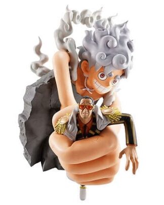 One Piece Burst of Energy Collection Ichibansho PVC Statue Monkey D Luffy Gear 5 vs Borsalino 20 cm