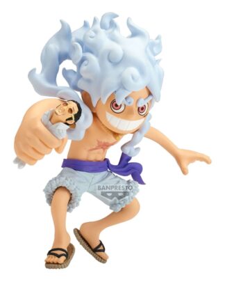 One Piece Mega WCF PVC Statue Monkey D. Ruffy vs Borsalino 13 cm