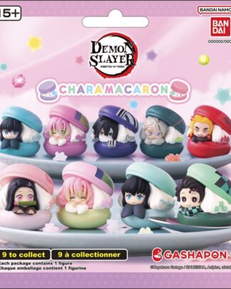 Demon Slayer Gashapon Blind Packs Minifiguren 4 cm Chara Macaron Display (24)