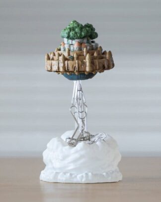 Das Schloss im Himmel Statue Magnet Flying Castle 13 cm