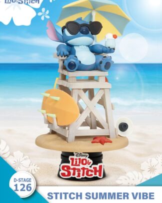 Disney D-Stage PVC Diorama Stitch Summer Vibe 16 cm