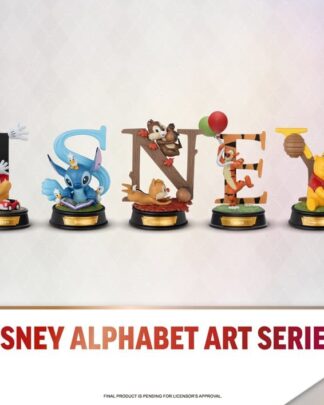 Disney Mini Diorama Stage Statuen 6-er Pack Alphabet Art 10 cm