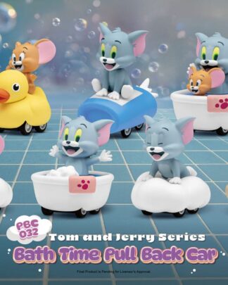 Tom & Jerry Pull Back Car Series Rückzug-Autos Bath Time Blind Box 6er-Pack