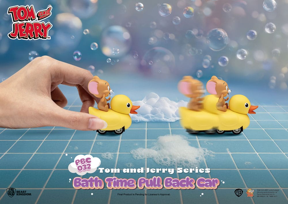 Tom & Jerry Pull Back Car Series Rückzug-Autos Bath Time Blind Box 6er-Pack – Bild 2