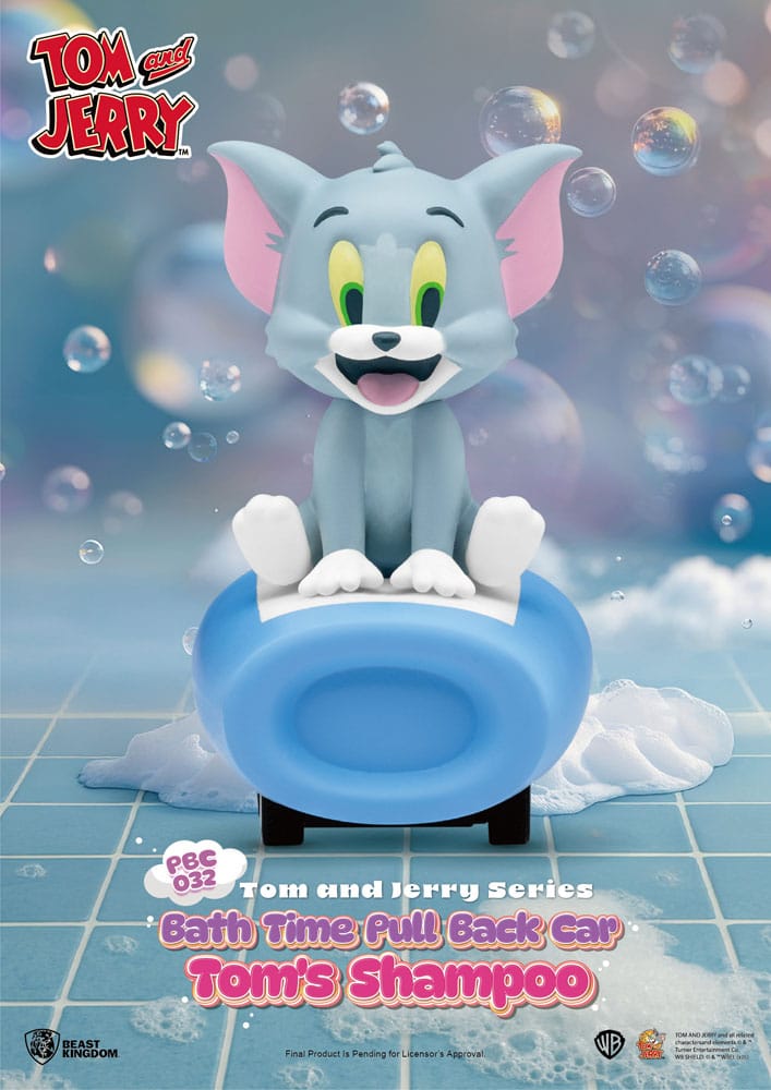 Tom & Jerry Pull Back Car Series Rückzug-Autos Bath Time Blind Box 6er-Pack – Bild 4