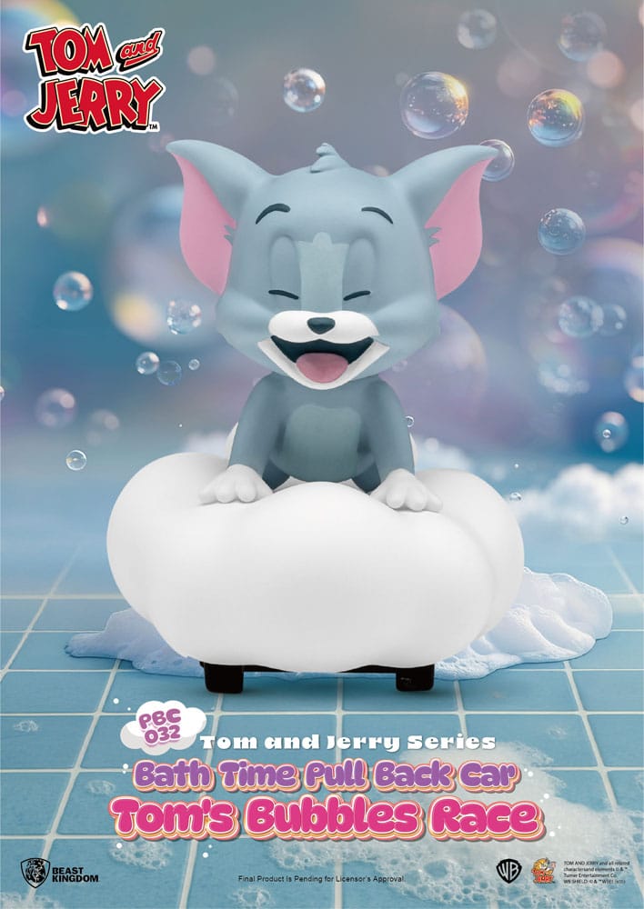 Tom & Jerry Pull Back Car Series Rückzug-Autos Bath Time Blind Box 6er-Pack – Bild 5