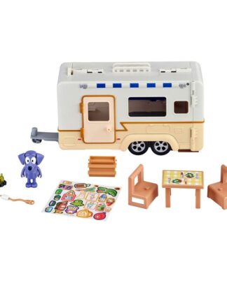Bluey Actionfigur mit Fahrzeug Bluey Caravan
