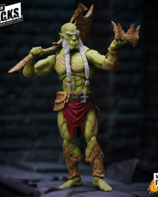 Vitruvian H.A.C.K.S. Actionfigur Mighty Orc Sovran Bur'Zagi