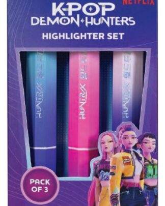 KPop Demon Hunters Textmarker 3er-Pack Huntr/x