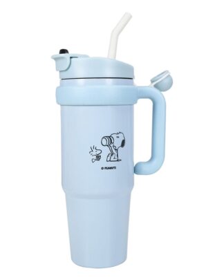 Peanuts Thermobecher mit Trinkhalm Snoopy 887 ml