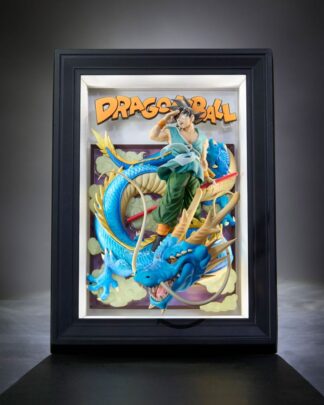 Dragon Ball Z Tamashii Art 3D Relief-Bild Son Goku & Dragon 27 cm