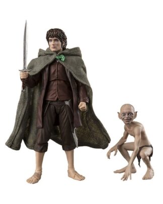 Herr der Ringe S.H. Figuarts Actionfiguren Frodo Beutlin & Gollum