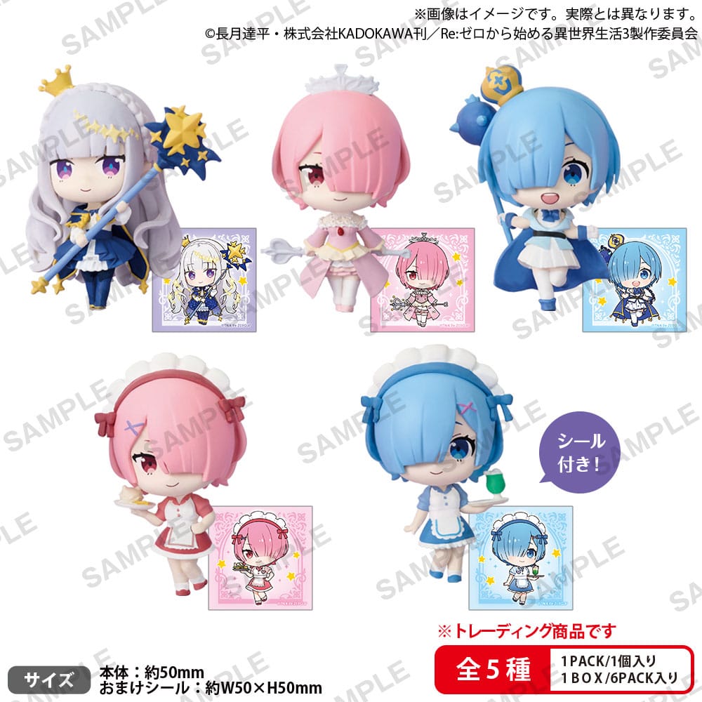 Re:Zero Starting Life in Another World PVC Figuren Rich Birthday Life 2025 Box Ver. 5 cm Sortiment (6)