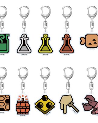 Monster Hunter Wilds Acryl-Schlüsselanhänger Item Icon 6 cm Sortiment (10)