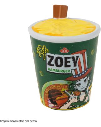 KPop Demon Hunters Squishy Anti-Stress Figur Zoey Hamburger Noodles