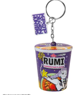 KPop Demon Hunters Squishy Schlüsselanhänger Rumi Superstar Flavor Noodles