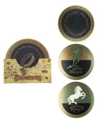 Herr der Ringe Untersetzer 4er-Pack