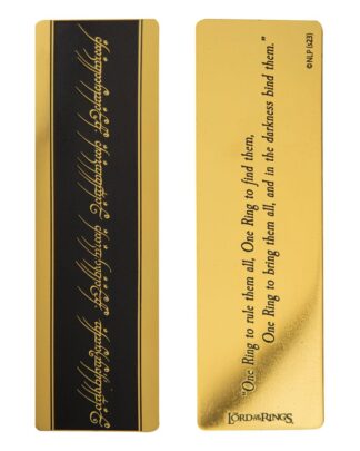 Herr der Ringe Lesezeichen One Ring 14 x 4 cm