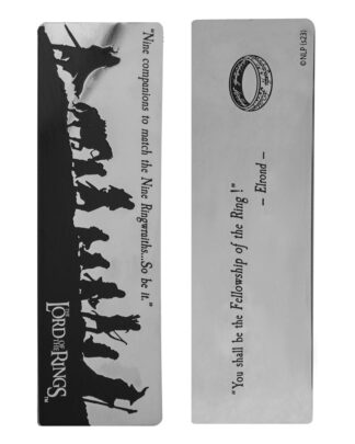 Herr der Ringe Lesezeichen Fellowship of the Ring 14 x 4 cm