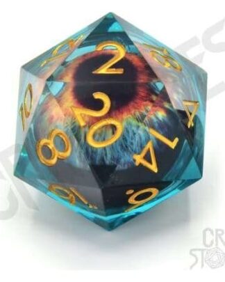 CritStones Liquid Core Würfel D20 Eye of the Oracle 3 cm