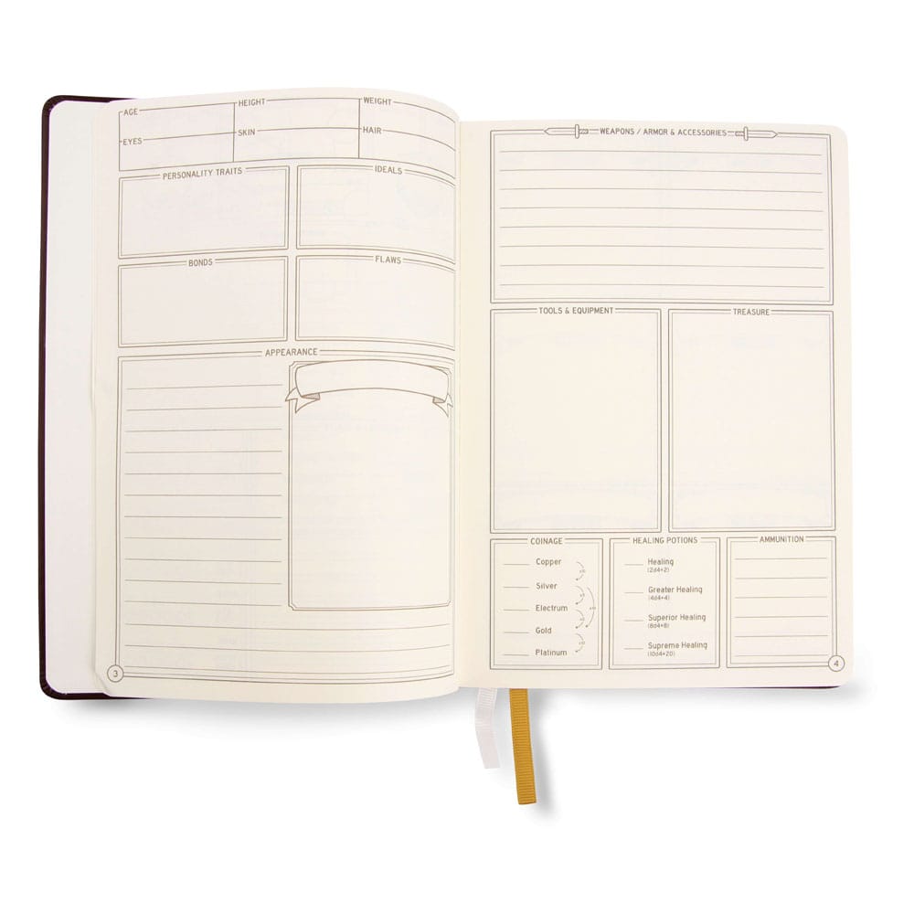 Dungeons & Dragons RPG Journal 5e Blue – Bild 7