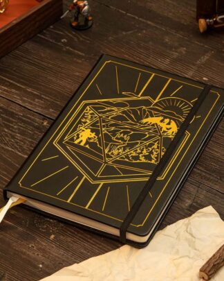 Dungeons & Dragons RPG Journal 5e Black
