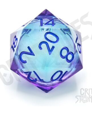 CritStones Liquid Core Würfel D20 Moonlight Mystery 3 cm