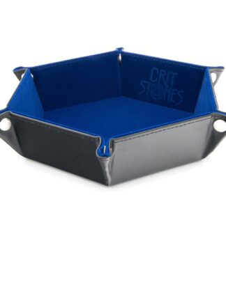 CritStones Faltbarer Würfelteller Blue