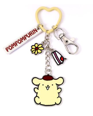 Hello Kitty Schlüsselanhänger mit Pompompurin Anhänger 15 cm