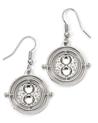 Harry Potter Ohrringe Time Turner (Silberfarben)