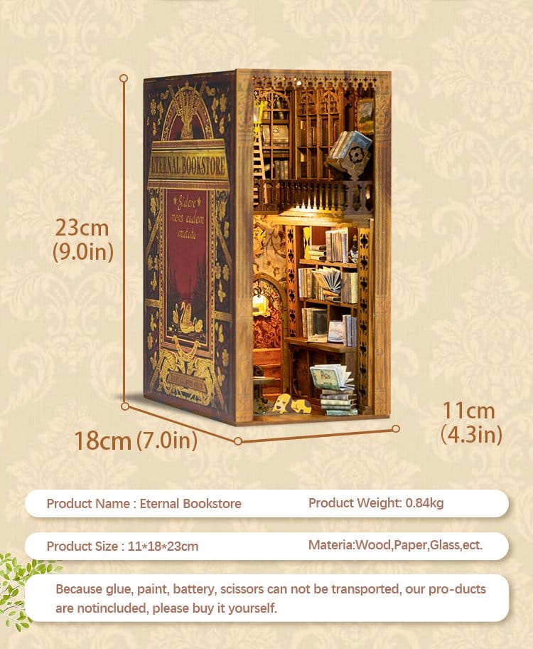 Book Nook Eternal Bookstore 23 x 11 cm – Bild 7